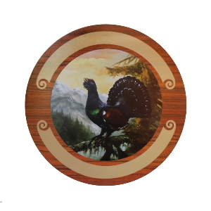 AKAH Placas de honor para logros especiales von AKAH Ehrenscheibe Auerhahn 34cm 38612010