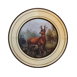 AKAH Placas de honor para logros especiales von AKAH Ehrenscheibe Bock im Wechselrahmen 34cm 38630001