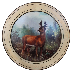AKAH Placas de honor para logros especiales von AKAH Ehrenscheibe Bock im Wechselrahmen 50cm 38632001