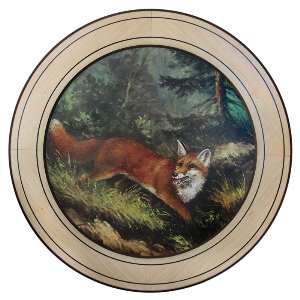 AKAH Placas de honor para logros especiales von AKAH Ehrenscheibe Fuchs im Wechselrahmen 50cm 38632013