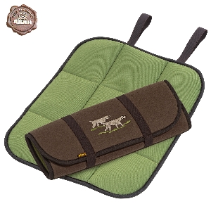 Cojines de asiento y calentadores para la espera de caza von AKAH AKAH Cojín de asiento plegable con bordado de perro de caza 60200001