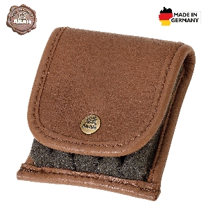 AKAH Estuches para cartuchos y cinturones para cartuchos von AKAH AKAH Patronenetui Elchleder mit Loden 67976001