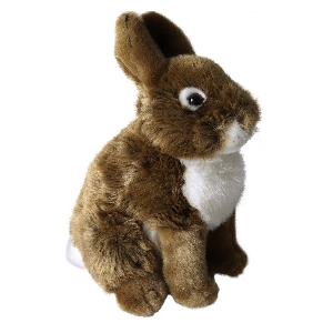 Juguetes infantiles para amantes de la naturaleza von AKAH Conejo sentado de peluche 78256001