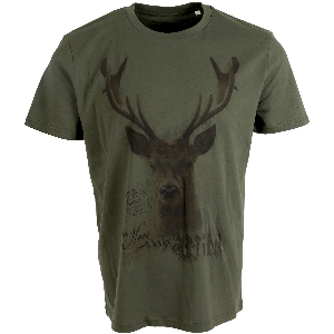 Camiseta ALMTRACHT Mi corazón late desbocado, verde