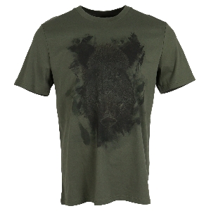 Camisas y camisetas para exteriores von AKAH ALMTRACHT Camiseta Wildsau, oliva 83815004