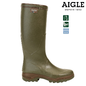 AKAH Botas de goma para coto y actividades al aire libre von AKAH AIGLE PARCOURS® 2 Jersey khaki 86542036