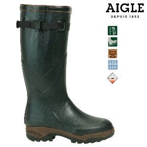 Botas de goma para coto y actividades al aire libre von AKAH AIGLE PARCOURS® 2 Iso grün 86546036