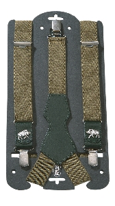 AKAH Accesorios para caza y actividades al aire libre von AKAH Hosenträger mit Leder Sau 87642000