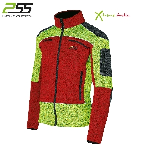 Chaqueta de punto PSS X-treme Arctic rojo/amarillo