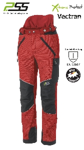 Pantalón de protección para cerdas PSS X-treme Protect rojo
