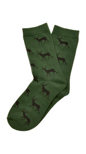 Medias y calcetines para exteriores von AKAH HOUSE OF HUNTING Designsocke Hirsch 85303001