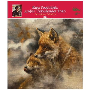 Calendario para cazadores von AKAH Calendario de animales grandes \"Rien Poortvliets\" 2026 78435001