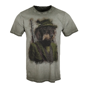 Camisas y camisetas para exteriores von AKAH ALMTRACHT Camiseta Oskar, verde 83820004